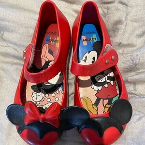 Mini Melissa kids Disney shoes size 9